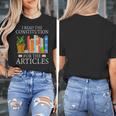 History Teacher I Read The Constitution For The Articles For Men Women Women's T-Shirt, History Teacher Gifts, funny design History Teacher I Read The Constitution For The Articles For Men Women Women's T-Shirt, History Teacher Gifts, funny design
