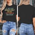 History Teacher Repeats Itself I'm Getting a Dinosaur Women's T-Shirt, History Teacher Gifts, funny design