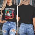 Tough Enough To Be A Teacher Crazy Enough To Love It Women's T-Shirt, funny design Tough Enough To Be A Teacher Crazy Enough To Love It Women's T-Shirt, funny design