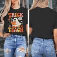 Trick Or Teach Halloween Shirt For Teacher Kids Floral Ghost Women's T-Shirt, funny design Trick Or Teach Halloween Shirt For Teacher Kids Floral Ghost Women's T-Shirt, funny design