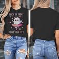 Trick Or Treat Point Your Feet Halloween Ghost Dance Teacher Women's T-Shirt, funny design
