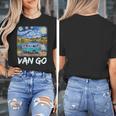Van Go Retro Vanlife Art Teacher Women's T-Shirt, funny design