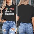 Vintage Teacher Knows More Than She Says Outfit Definition Women's T-Shirt, funny design Vintage Teacher Knows More Than She Says Outfit Definition Women's T-Shirt, funny design
