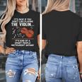 Violin Player Costume For Men Women Violin Teacher Violinist Women's T-Shirt, funny design
