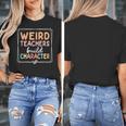 Weird Teachers Build Character Leopard Retro Teacher Women's T-Shirt, funny design Weird Teachers Build Character Leopard Retro Teacher Women's T-Shirt, funny design