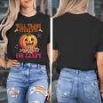 Will Trade Students For Candy Teacher Cute Halloween Pumpkin Women's T-Shirt, funny design