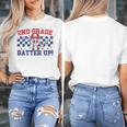2nd Grade Batter Up Back To School Baseball Teacher Kids Women's T-Shirt, 2nd Grade Teacher Gifts, funny design