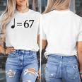 67 Music Meme Slang Musician Kids Music Teacher Women's T-Shirt, funny design 67 Music Meme Slang Musician Kids Music Teacher Women's T-Shirt, funny design