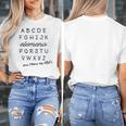 ABC Elemeno Shirt Alphabet Kindergarten Preschool Teacher Women's T-Shirt, funny design ABC Elemeno Shirt Alphabet Kindergarten Preschool Teacher Women's T-Shirt, funny design