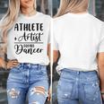 Athlete Plus Artist Equals Dancer Ballerina Teacher Student For Men Women Kids Women's T-Shirt, funny design Athlete Plus Artist Equals Dancer Ballerina Teacher Student For Men Women Kids Women's T-Shirt, funny design