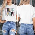 Back To School Third Grade Teacher First Day Of 3rd Grade Women's T-Shirt, First Grade Teacher Gifts, funny design
