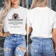 Cat Exhausted Teacher Exhausterwhelmulated Definition Women's T-Shirt, funny design Cat Exhausted Teacher Exhausterwhelmulated Definition Women's T-Shirt, funny design