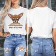 Chihuahua 100 Days Of School Rainbow Glasses Teacher Women's T-Shirt, funny design