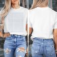 Colleged Ruled Paper Lined Writer Student Professor Teacher Women's T-Shirt, funny design