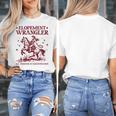 Elopement Wrangler Teacher ABA Behavior Support Cowboy Women's T-Shirt, funny design