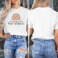 Good Day To Teach Tiny Humans Rainbow Teacher Women's T-Shirt, funny design Good Day To Teach Tiny Humans Rainbow Teacher Women's T-Shirt, funny design