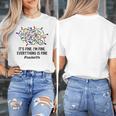 It's Fine I'm Fine Christmas Lights Teacher Xmas Women's T-Shirt, funny design It's Fine I'm Fine Christmas Lights Teacher Xmas Women's T-Shirt, funny design