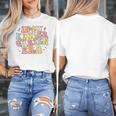 In My Kindergarten Era Retro Back To School Teacher Student Women's T-Shirt, funny design