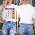 Math Teacher Halloween Costume Calculator Math Pun Women's T-Shirt, funny design