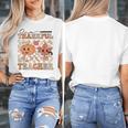 One Thankful Teacher Thanksgiving Groovy Fall Autumn Teacher Women's T-Shirt, Groovy Teacher Gifts, funny design One Thankful Teacher Thanksgiving Groovy Fall Autumn Teacher Women's T-Shirt, Groovy Teacher Gifts, funny design