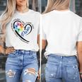 Para Heart Teacher Paraprofessional Paraeducator Men Women Women's T-Shirt, funny design