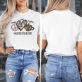 Peace Love Coffee Science Teacher Women's T-Shirt, Science Teacher Gifts, funny design