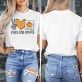 Peace Love Visuals Sped Teacher Pumpkin Skeleton Halloween Women's T-Shirt, funny design Peace Love Visuals Sped Teacher Pumpkin Skeleton Halloween Women's T-Shirt, funny design