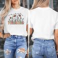 Retro Vintage Floral Principal Shirt For Women Teachers Day Women's T-Shirt, funny design