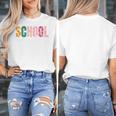School Psychologist Rainbow Psychology Teacher Women's T-Shirt, funny design School Psychologist Rainbow Psychology Teacher Women's T-Shirt, funny design