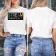 Stream Technology Robotics Shirt For Teachers And Students Premium Tri-Blend Women's T-Shirt, funny design