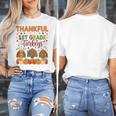Teach Thanksgiving Teacher Thankful For My 1st Grade Turkeys Women's T-Shirt, funny design