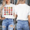 Teacher Apple Back To School Art For School Supplies Women's T-Shirt, funny design Teacher Apple Back To School Art For School Supplies Women's T-Shirt, funny design