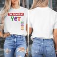 Teacher Growth Mindset Power Of Yet Women's T-Shirt, funny design Teacher Growth Mindset Power Of Yet Women's T-Shirt, funny design