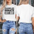 Teacher Life Jail Inmate Prisoner Halloween Costume Women's T-Shirt, funny design Teacher Life Jail Inmate Prisoner Halloween Costume Women's T-Shirt, funny design
