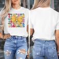 Teacher Pencil Coquette Bow Back To School Teacher Women's T-Shirt, funny design