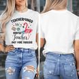 Teachermingo Like A Normal Teacher Only More Fabulous Women's T-Shirt, funny design