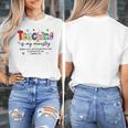 Teaching Is My Ministry God Christian Teacher Back To School Women's T-Shirt, funny design