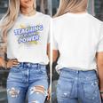 TEACHING IS MY SUPER POWER Teacher Appreciation Women's T-Shirt, Super Teacher Gifts, funny design