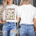 We All Thrive Under Different Conditions SPED Teacher Women's T-Shirt, funny design We All Thrive Under Different Conditions SPED Teacher Women's T-Shirt, funny design