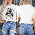 History Teacher Messy Bun Life Hair Glasses Women's T-Shirt, History Teacher Gifts, funny design History Teacher Messy Bun Life Hair Glasses Women's T-Shirt, History Teacher Gifts, funny design