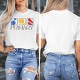 Women Art Teacher Back To School Artist Primary Color Theory Women's T-Shirt, funny design