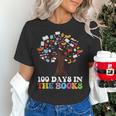 100 Days In The Books Reading Teacher 100th Day Of School Women's T-Shirt, gift for family, gift for coworker