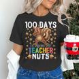 100 Days Of Driving My Teacher Nuts Dabbing Squirrel School Women's T-Shirt, gift for family, gift for coworker 100 Days Of Driving My Teacher Nuts Dabbing Squirrel School Women's T-Shirt, gift for family, gift for coworker