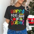 100th Day Of School Teachers Kids Girls Child Happy 100 Days Women's T-Shirt, gift for family, gift for coworker