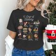 12 Day Of History Teacher Christmas Social Studies Student Women's T-Shirt, History Teacher Shirts, gift for family, gift for coworker