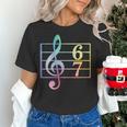67 Music Meme Slang Six Seven Music Teacher Musician Women's T-Shirt, gift for family, gift for coworker