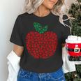 Apple Dot Pattern Art Teacher Appreciation Men Women Humor Women's T-Shirt, gift for family, gift for coworker Apple Dot Pattern Art Teacher Appreciation Men Women Humor Women's T-Shirt, gift for family, gift for coworker