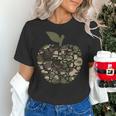 Apple Hearts Teacher Camouflage Clothing School Camo Apple For Men Women Girls Kids Women's T-Shirt, gift for family, gift for coworker