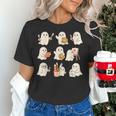 Art Teacher Ghost Halloween Artists Painter Teacher Spooky Women's T-Shirt, gift for family, gift for coworker Art Teacher Ghost Halloween Artists Painter Teacher Spooky Women's T-Shirt, gift for family, gift for coworker