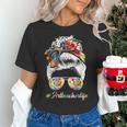 Art Teacher Life Messy Bun Back To School Art Teacher Women's T-Shirt, gift for family, gift for coworker Art Teacher Life Messy Bun Back To School Art Teacher Women's T-Shirt, gift for family, gift for coworker